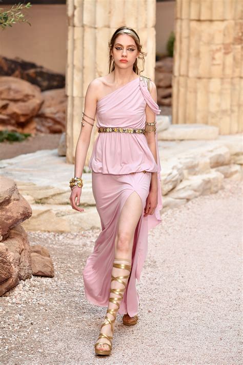 chanel greek goddess dress